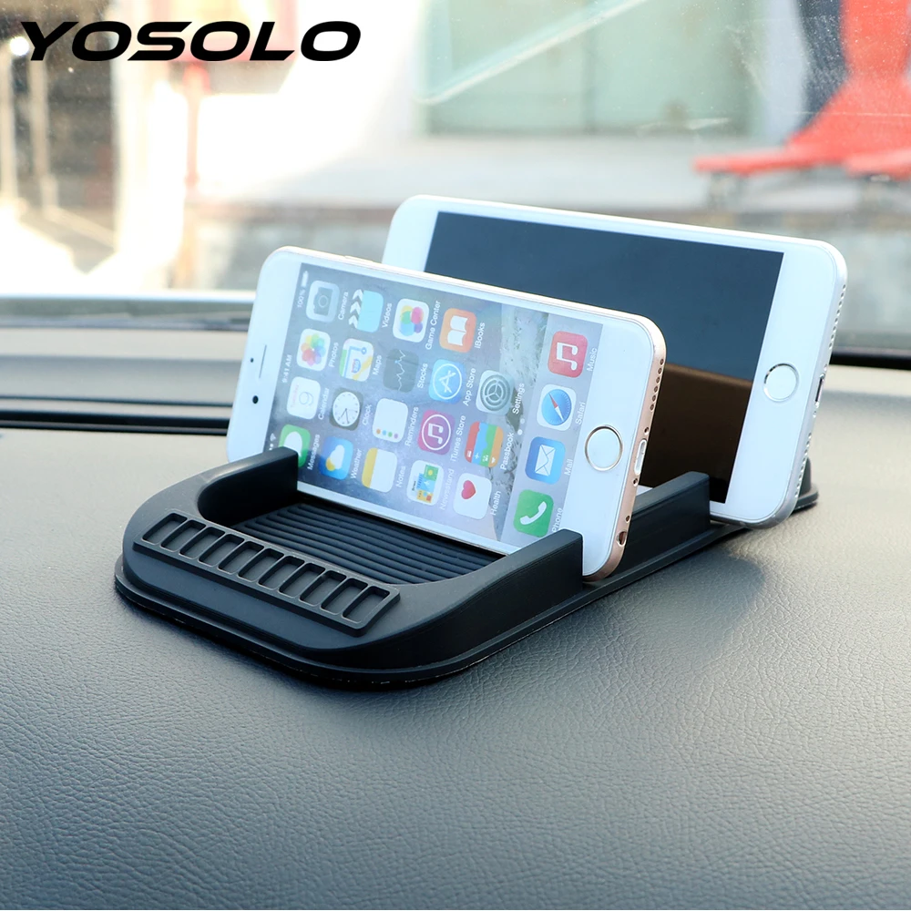 YOSOLO Car Dashboard Anti Slip Mat Phone Holder For Key Cell Phone