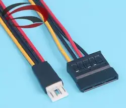 DYKB 4Pin FDD Floppy Male to 15Pin SATA Женский адаптер конвертер жесткий диск Кабель питания Шнур 4 P до 15 P PIN