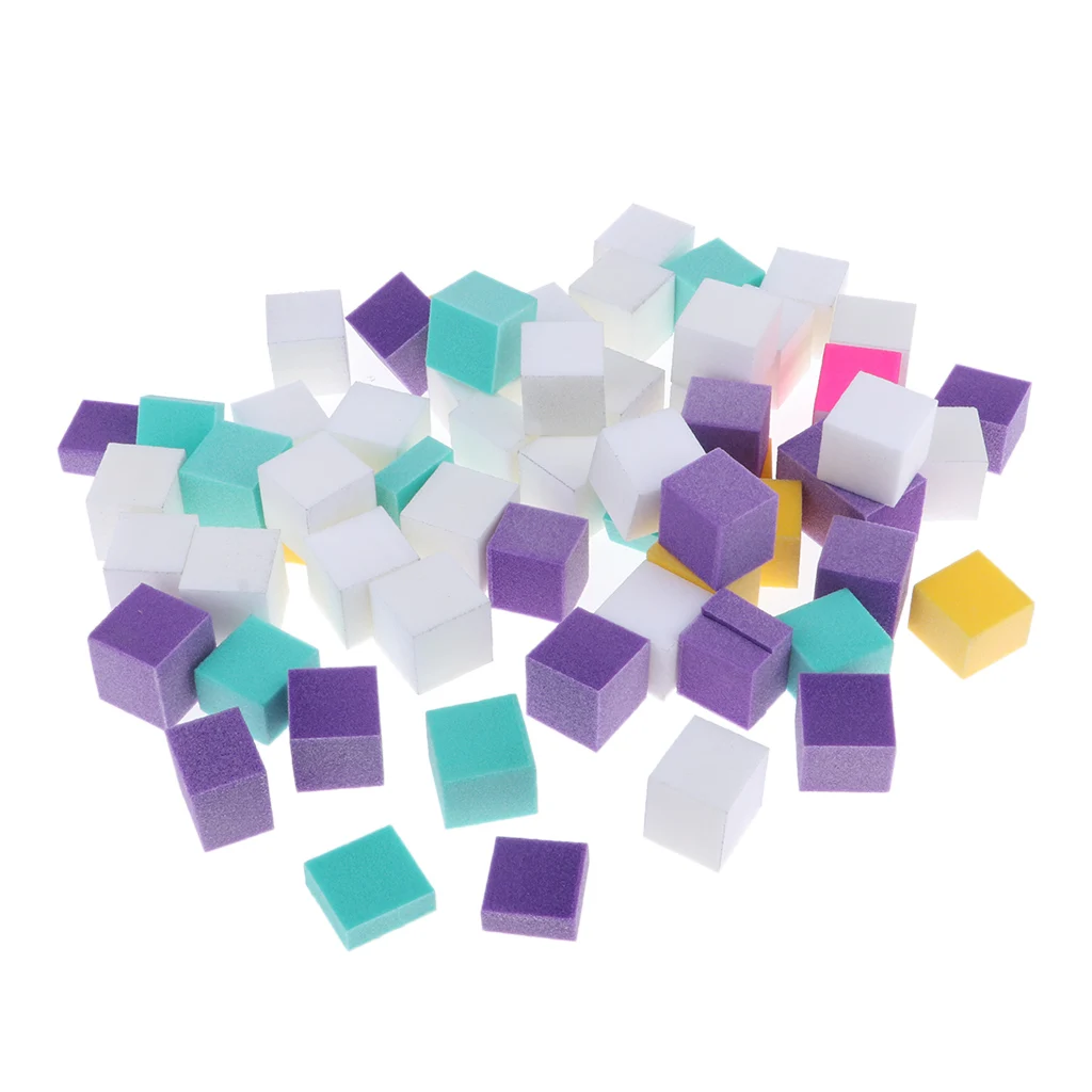 

Pack of 60Pcs Mini Nail Art Buffer Files, Buffing Sanding Buffer Block for Nails Manicure Pedicure Tools, 2.5 cm