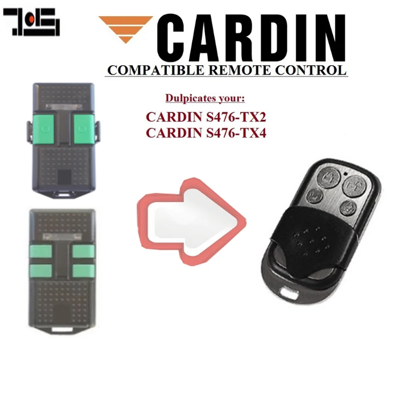 

For CARDIN S476-TX2,S476-TX4 compatible remote