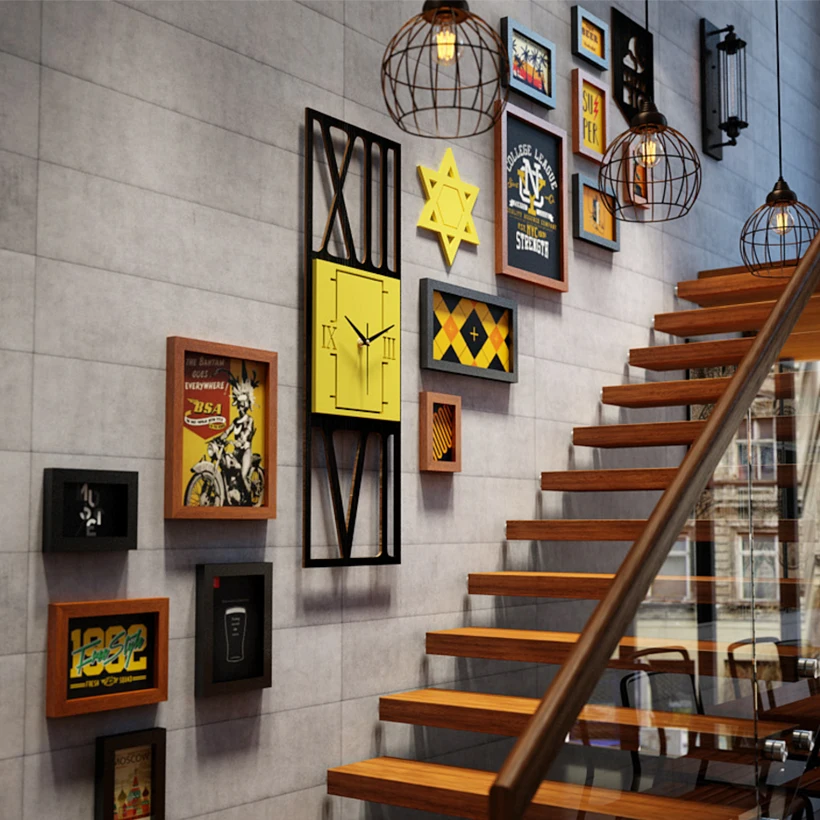 Sufeile Shop Decoration Photo Frame Wall Bar Barbecue Shop Decor