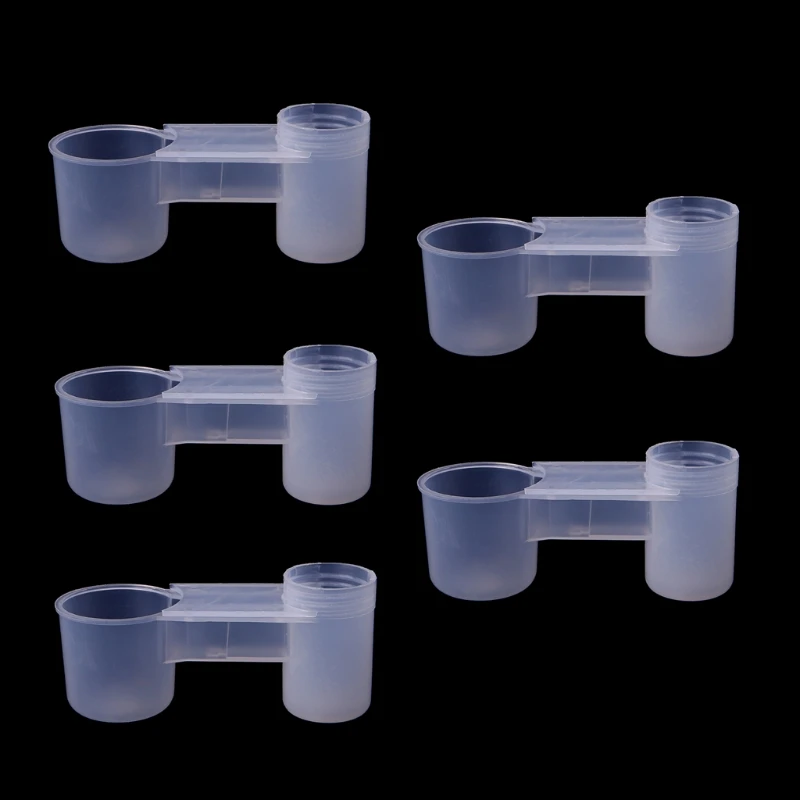 

Plastic Pet Bird Drinker Feeder Water Bottle Cup For Chicken Pigeon Home Garden