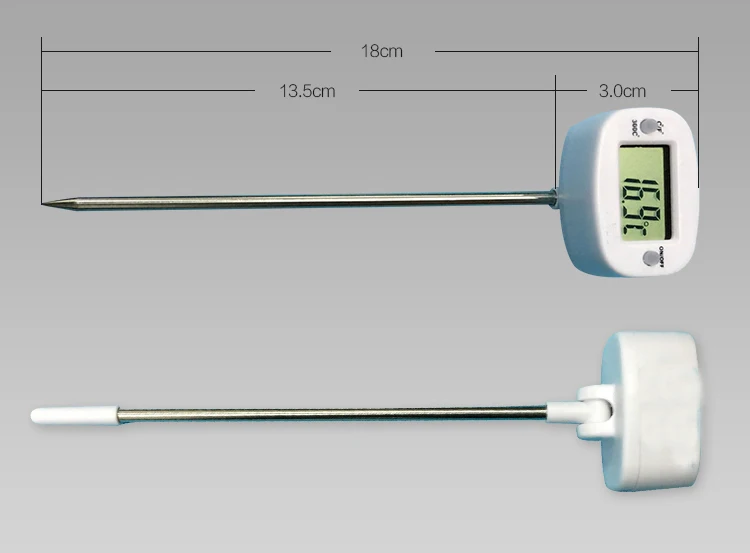 Цифровой термометр для пищи, горячей воды, молока, Детская ванна, измеритель температуры, зонд для кухни, печь, барбекю, приготовление пищи, жарить мясо, степень тепла
