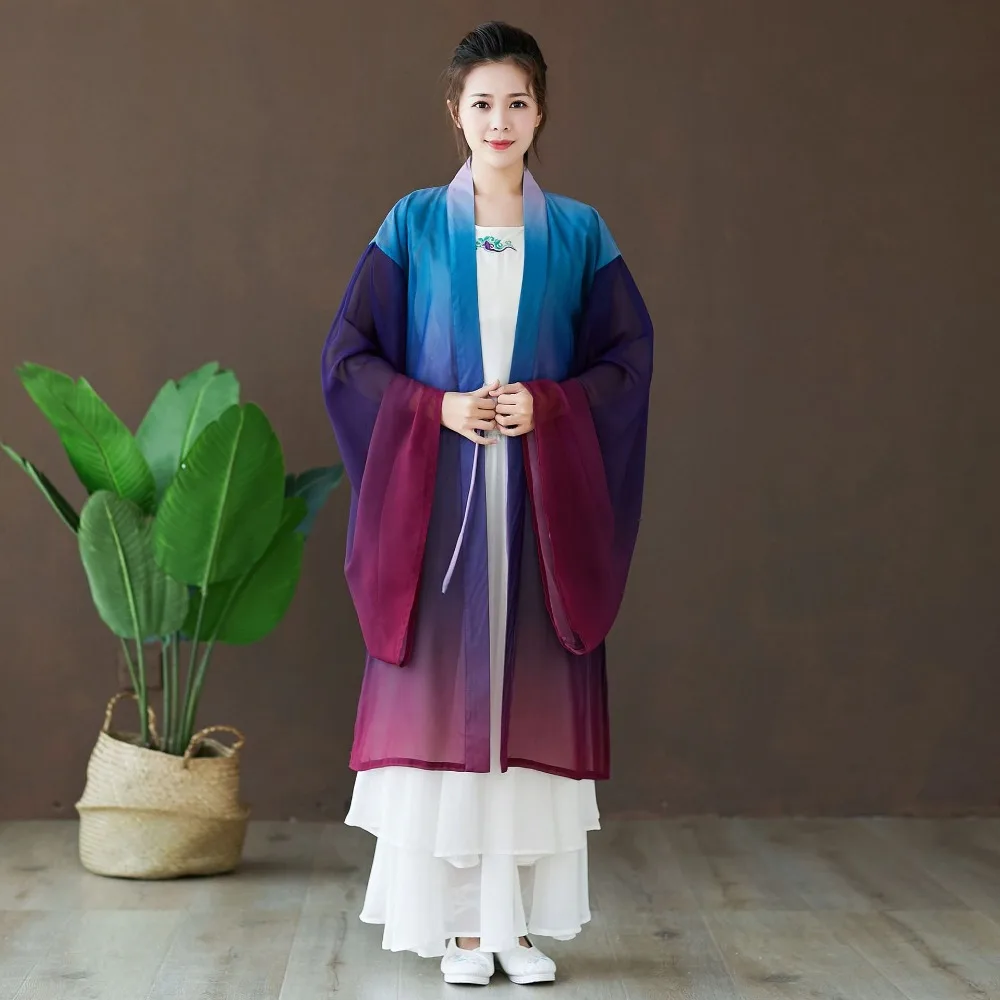 LZJN Chinese Traditional Clothing Ancient Princess Clothing National Hanfu Outfit Stage Dress Folk Dance Costume Women Hanfu (15)