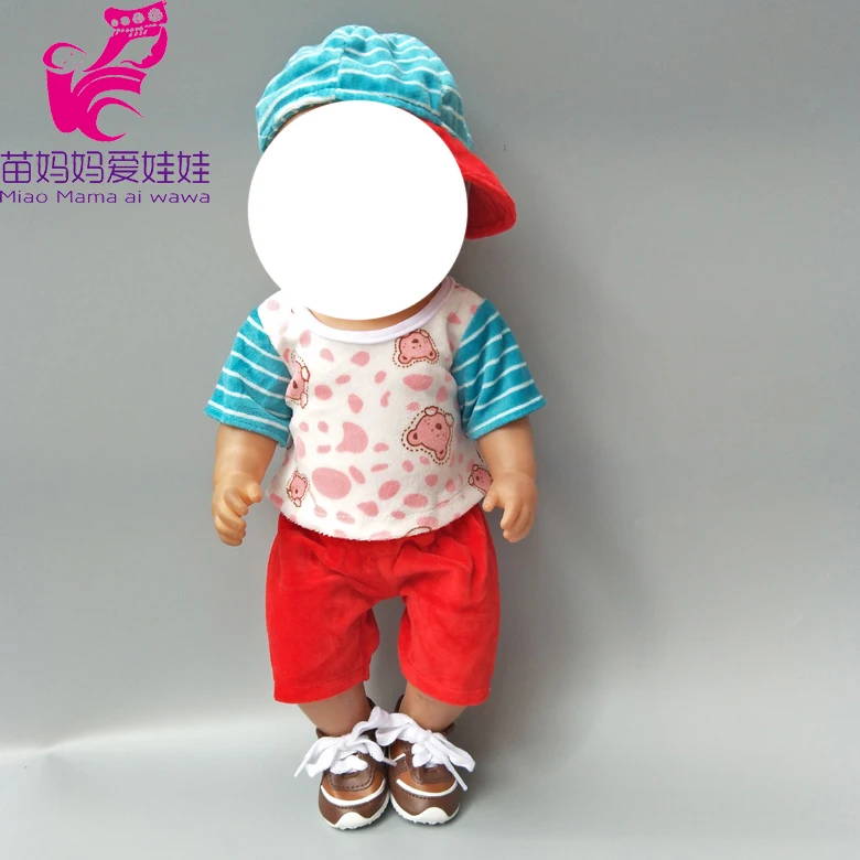 Doll clothes pants 43cm new Born baby doll 1" dolls outwear baby girl gift