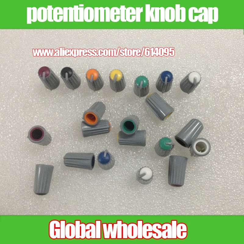 

49pcs for Yamaha behringer Soundcraft mixer potentiometer knob cap / Half axle switch audio adjustment cap 270 degrees