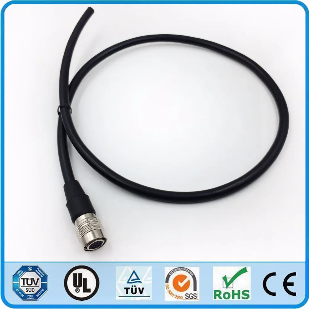 Металлический круглый разъем Hirose 12 контактный гнездовой HR 10A 10P 12S соединительный
