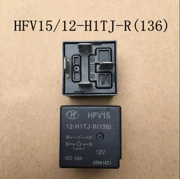 Реле HFV15 12V-H1TJ-R HFV15-12V-H1TJ-R 12 В 40A 4PIN