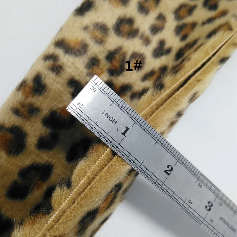 1PCS A4 SIZE 21X29cm Vinyl For Bows, Immitation Fur, Printed Leopard fur for DIY J11A