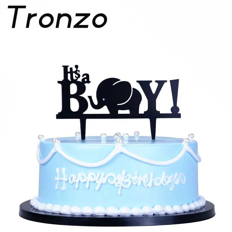 Us 3 08 Tronzo It S A Boy Baby Shower Cake Topper Lovely Elephant Birthday Party Decorations Kids Acrylic Cake Accessory In Cake Decorating Us 3 08 Tronzo It S A Boy Baby Shower Cake Topper Lovely Elephant Birthday Party Decorations Kids Acrylic Cake Accessory In Cake Decorating