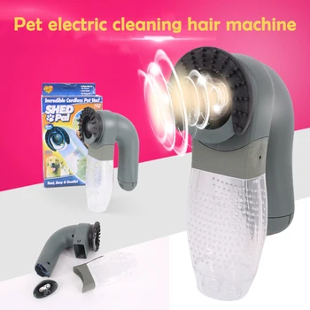 

@HE Electric Dog Pet Comb Vacuum Fur Cleaner Massage Hair Remover Puppy Trimmer Grooming Tool Pet Dog Accessories Brush
