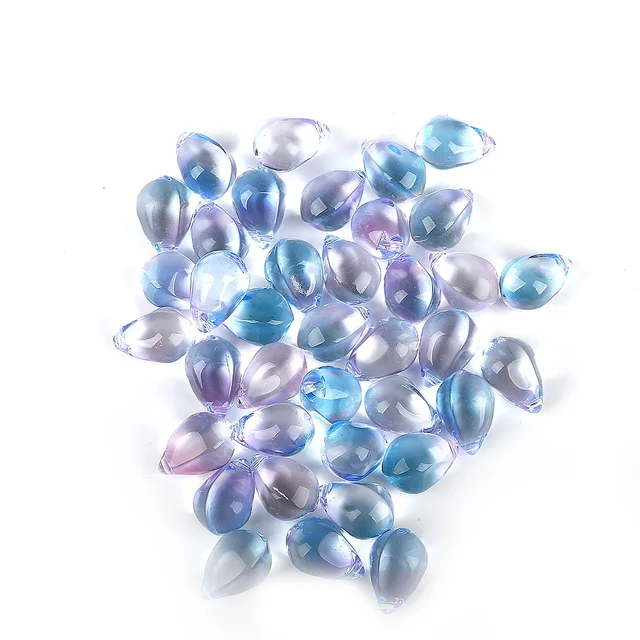 20Pcs 13x10mm Beautiful Czech Water Droplet Glass Beads DIY Waterdrop