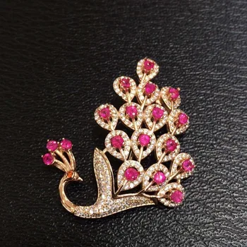 

Collares Qi Xuan_Natural Red Stone Peacock Pendant Necklaces_Real Necklaces_Quality Guaranteed_Manufacturer Directly Sale