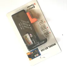 BT168 Универсальный l батарея тестер вольт проверки для AA AAA 9 В Кнопка несколько размеров батарея тестер проверки измеритель напряжения инструмент BT-168