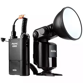 

Godox Witstro AD360II-N GN80 TTL 360W GN80 Powerful Speedlite Flash Light + 4500mAh PB960 Lithium Battery for N Camera CD15