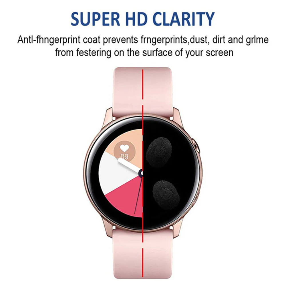 HD TPU фильм вода гель мягкая пленка для Samsung Galaxy Watch активные часы HD фильм для Galaxy Watch актив