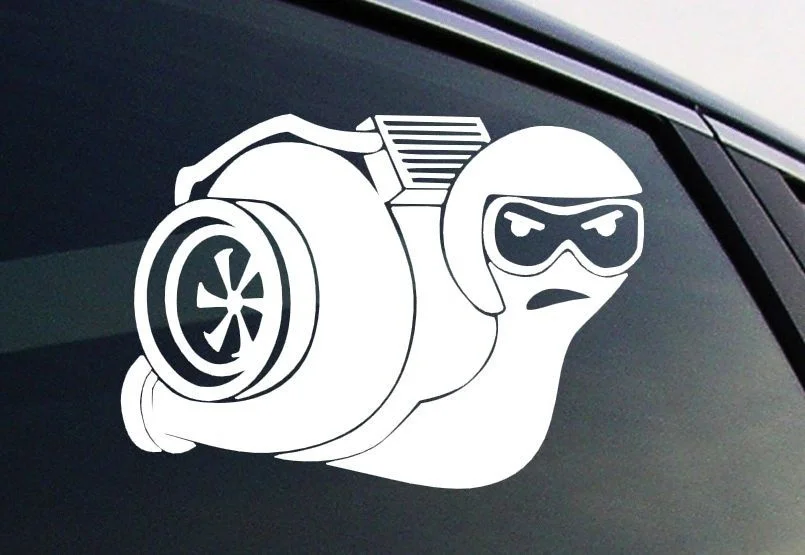 For TURBO SNAIL INTERCOOLER jdm nissan subaru STICKER race vxr Car