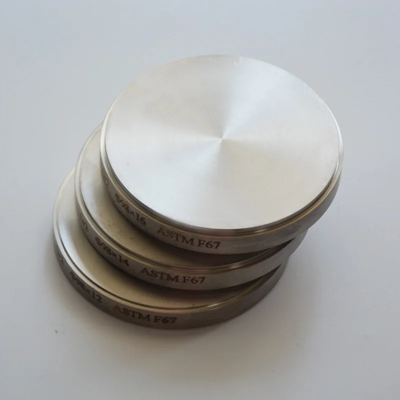 5pcs/ lot 98*25mm Medical grade titanium prices for Artificial teeth