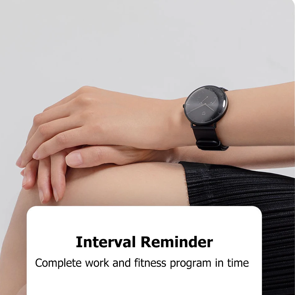 Xiaomi Mijia Smart Quartz Watch 3 Color Waterproof Smartwatch Bluetooth 3ATM Pedometer Wristband Au