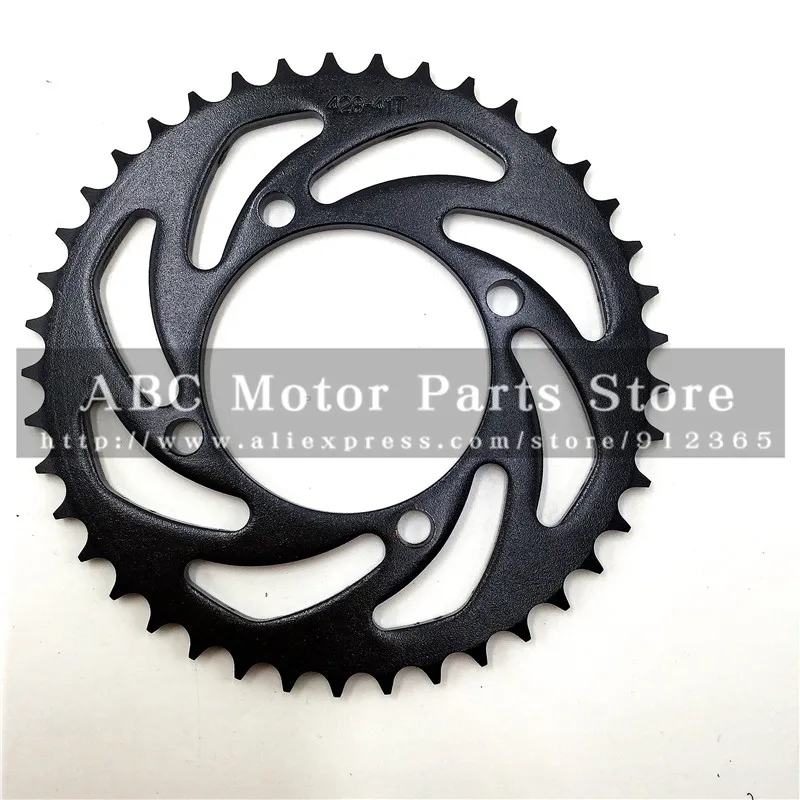 

428 Chain rear sprocket 41 tooth 76mm centre hole to fitting Dirt Pit Bike Kayo BSE Chinese