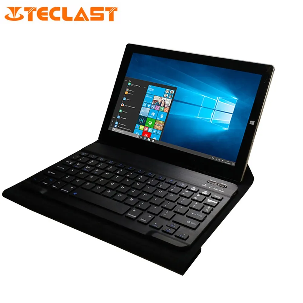 

Teclast Tbook 10S 2 in 1 Tablet PC 10.1'' Windows 10+Android 5.1 Trail X5-Z8350 4GB RAM 64GB ROM HDMI 6000mAh IPS With Keyboard