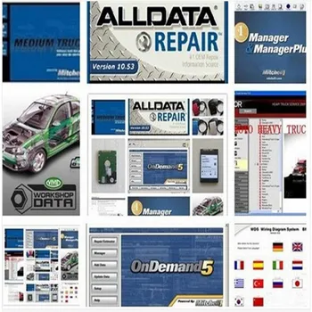 

HOT!!! 2019 auto repair software v10.53 and mitchell on demand +vivid data +mitchell heavy truck 49in1 1TB HDD for all car data