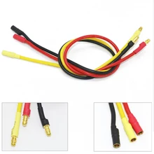 3pcs lot 300mm 30cm 3 5mm Gold Bullet Banana RC Brushless Motor ESC Connectors Extension Cable