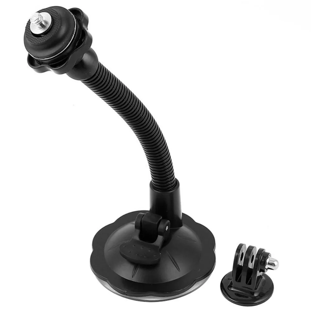 

Sucker Holder Bendable Automobile Vehicle Suction Cup Bracket Flexible Adjustment Bracket For Gopro Hero 7 6 5 4 SJCAM XIAOYI 4K