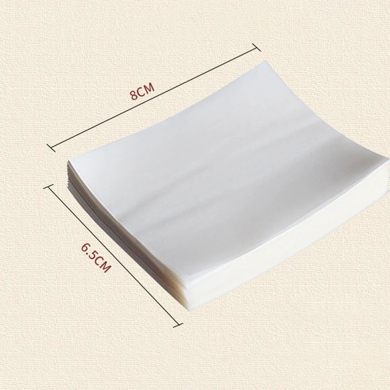 Нуга оберточная бумага съедобная клейкая рисовая бумага для выпечки конфет бумага обертка для конфет Прозрачная Клейкая рисовая бумага 500 листов
