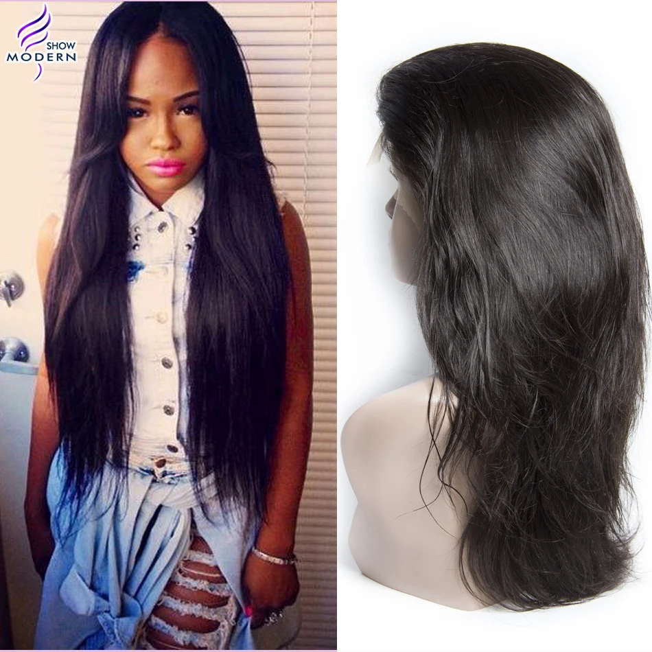 7A Mink Brazilian Virgin Straight Lace Front Human Hair Wigs Glueless