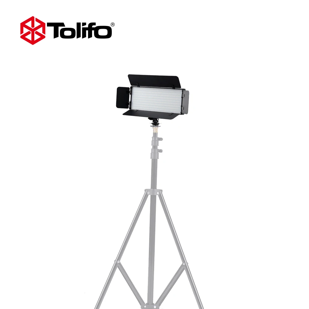 Tolifo PT-30B II Ультра-тонкий двухцветная Температура 2,4 г Wirelesss Дистанционное Управление светодиодный видео Камера светильник с Шторки для цифровых зеркальных фотокамер