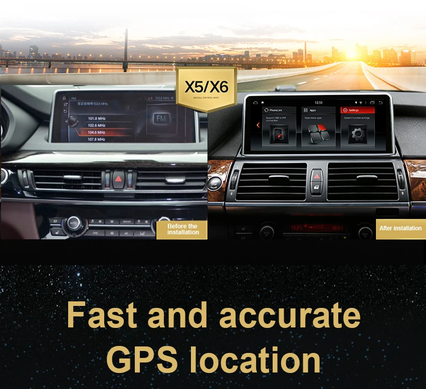 Discount Koason Android 7.1 Car Dvd Navi Player FOR BMW X5 F15 (2014-2017) NBT System audio stereo auto car monitor screen GPS Navigation 3