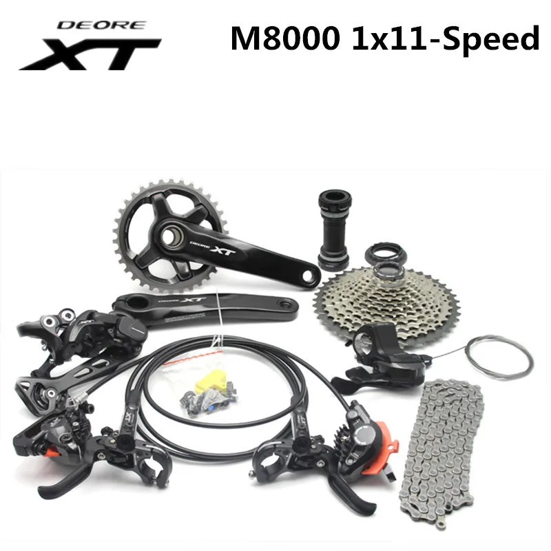 DEORE XT M8000 1x11 11S переключатель скорости + задний цепь 42T набор кассетных