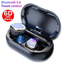 X26 TWS сенсорные беспроводные наушники Bluetooth V5.0 гарнитура IPX7 водонепроницаемые 6D стерео спортивные портативные беспроводные наушники для xiaomi