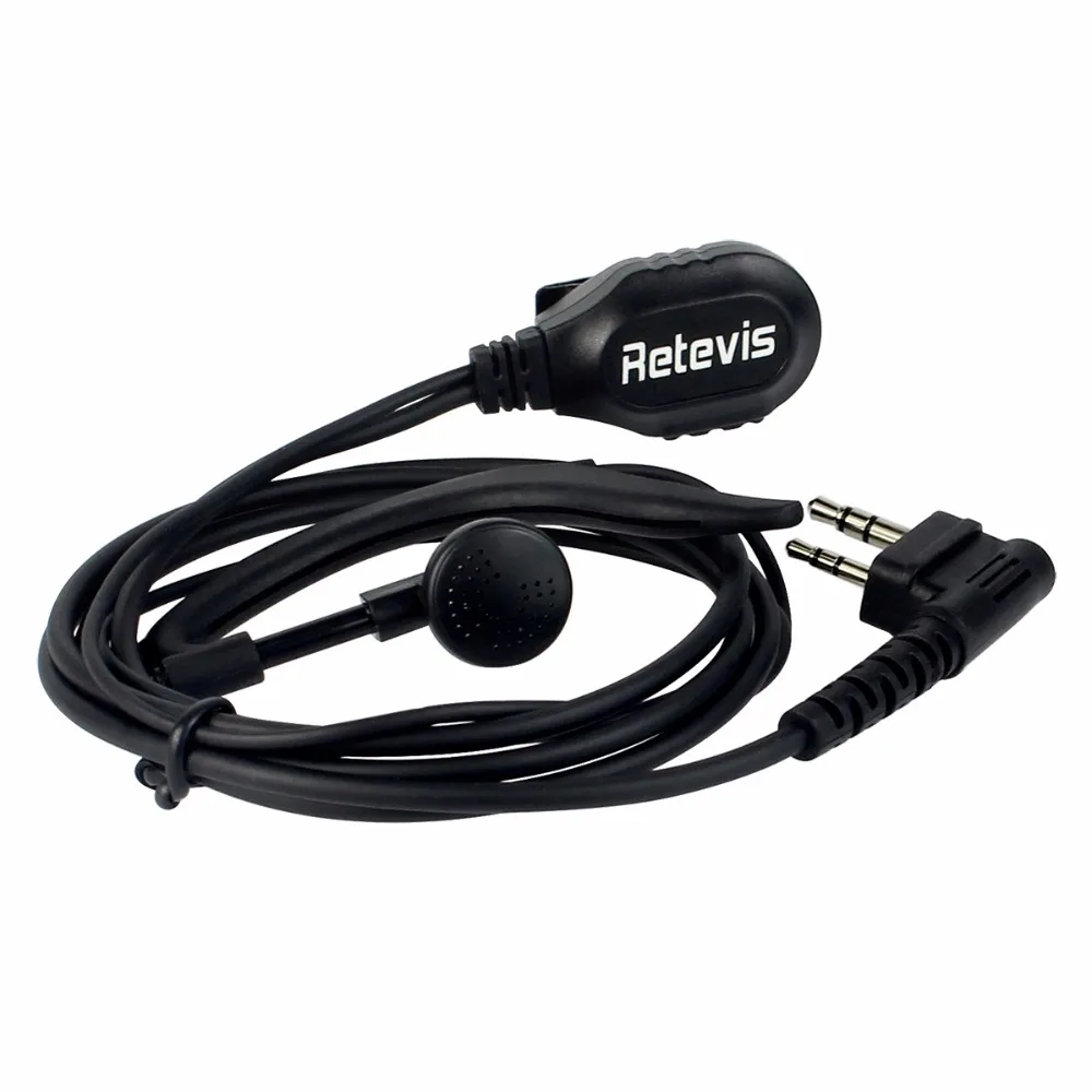 Новый Retevis g образный ушной крючок микрофон PTT наушник для RT8 RT3 TYT MD 390 Kenwood
