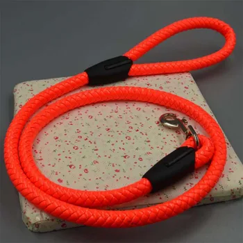 

Pet Products 1.2 M Medium Large Dog Harness Set Leash Nylon Strong Leashes Harness Harnesses Round Rope Dog Dog Chain Separation