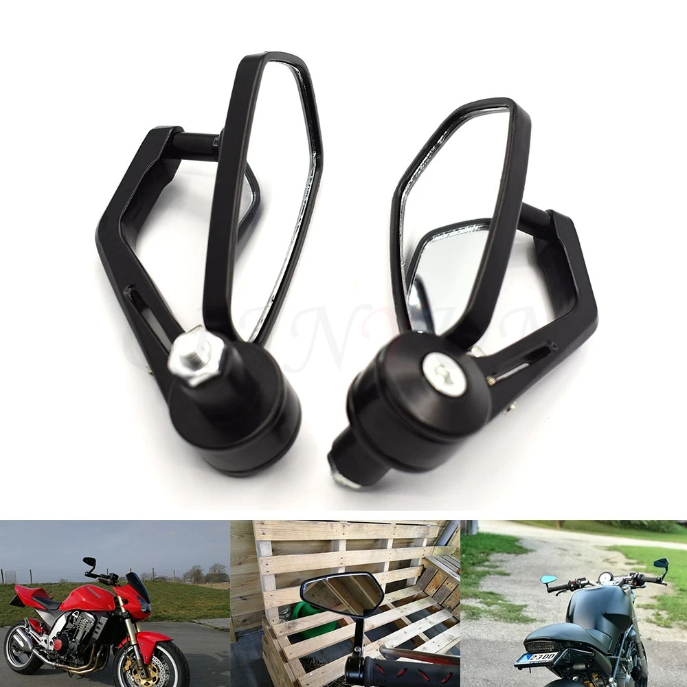 

Universal Motorcycle Bar End Rearview Mirrors 7/8" 22mm for Yamaha XT1200ZE 12-15 FJR1300 XJR1300 FJR XJR 1300 04-15