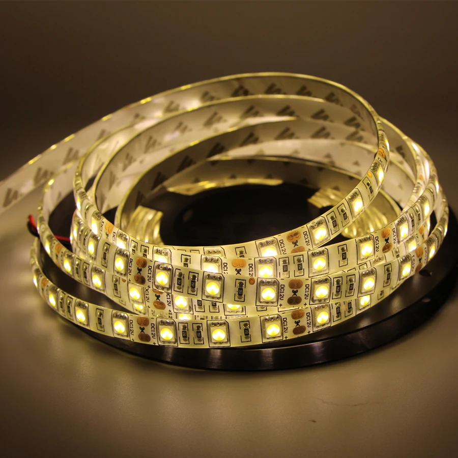 СВЕТОДИОДНАЯ лента SMD 5050 RGB DC 12V 24V Гибкая Водонепроницаемая Светодиодная гибкая