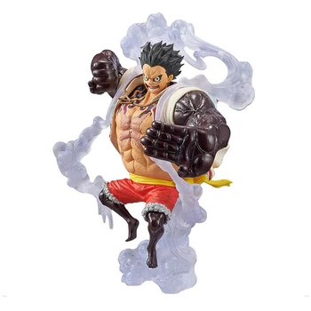

ONE PIECE action model figure Monkey D. Luffy Gear fourth anime cartoon collection toys 14cm boxed Christmas gift Y7836