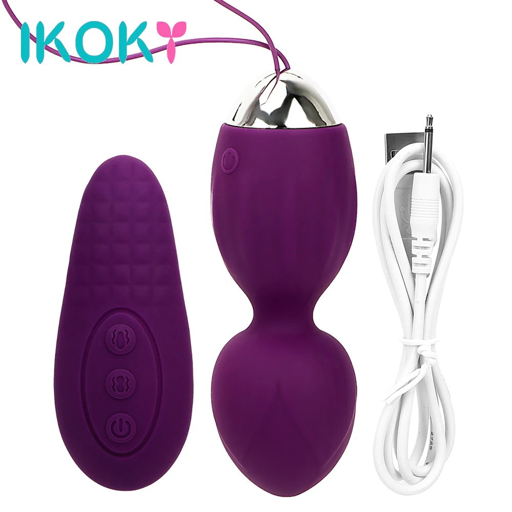 Luxury Offer for  IKOKY Sex Toys for Women Kegel Ball Sex Products 2Pcs/Set Vaginal Exercise Trainers Clitoral Stimul
