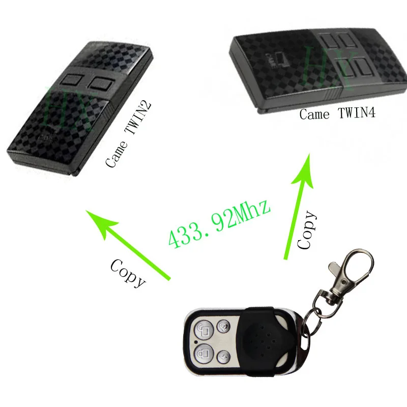 

copy CAMECame TWIN2 TWIN4 Remote Control Transmitter Garage Door Gate Fob