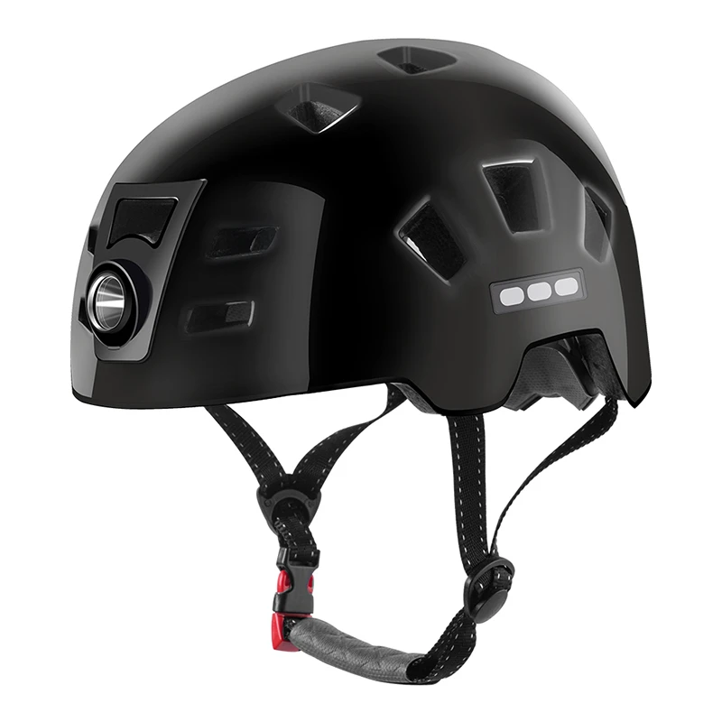 ROCKBROS Bicycle Light Helmet Intergrally-molded Bike Headlamp Cycling Helmet Sports Safety Men Women MTB Bike Helmet Equipment