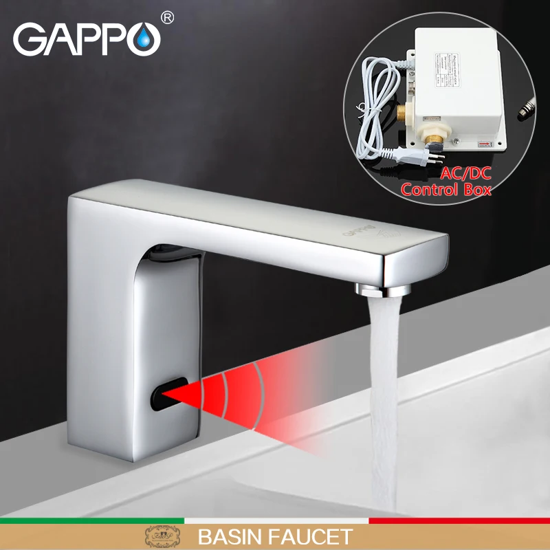 

GAPPO Basin Faucet Sensor water Mixer Taps bathroom touch faucet infrared basin mixer Sink faucet waterfall basin tap