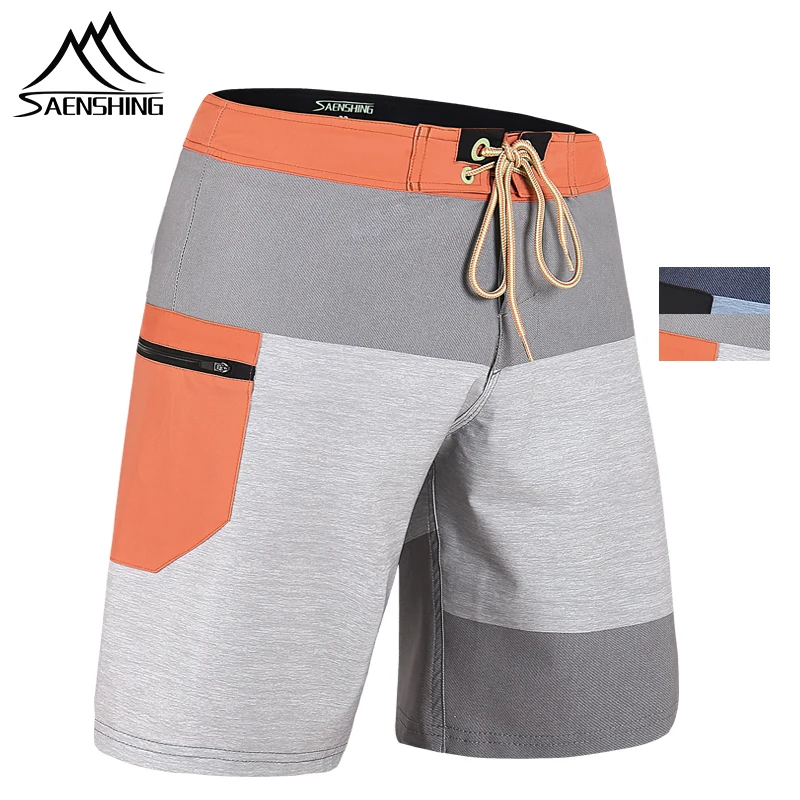 

SAENSHING New Hot Surfing Swim Shorts High Quality Beach Board Shorts Men Breathable Sport Short Male Maillot De Bain Plus Size