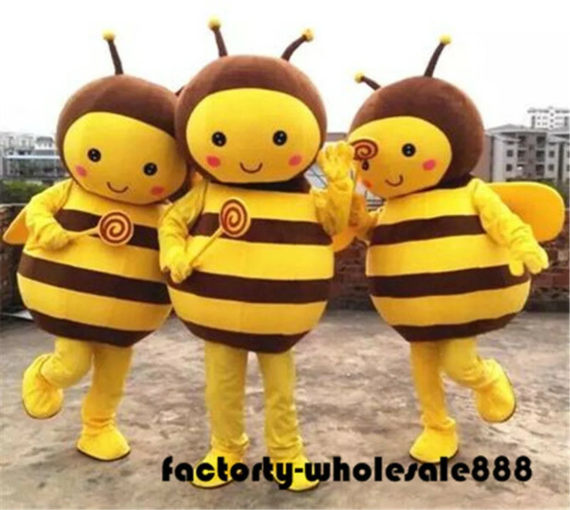 

New Bee Mascot Costume Suits Cosplay Party Game Dress Outfits Clothing Advertising Carnival Halloween Christmas Easter Adults