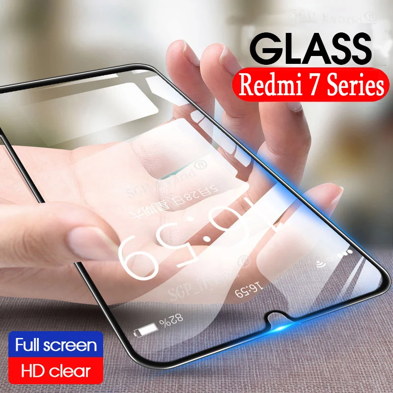 Закаленное стекло для Xiaomi Redmi 7 Note защитное защитная пленка защита экрана на Redmy Red