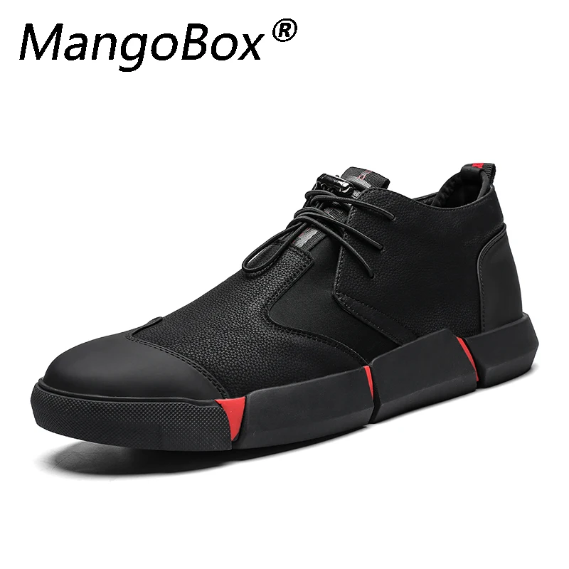 

Brand Man Shoes Leather Casual Fashion Breathable Sneakers Fashion Flats Black Designer Shoes Men High Quality Zapatos De Hombre
