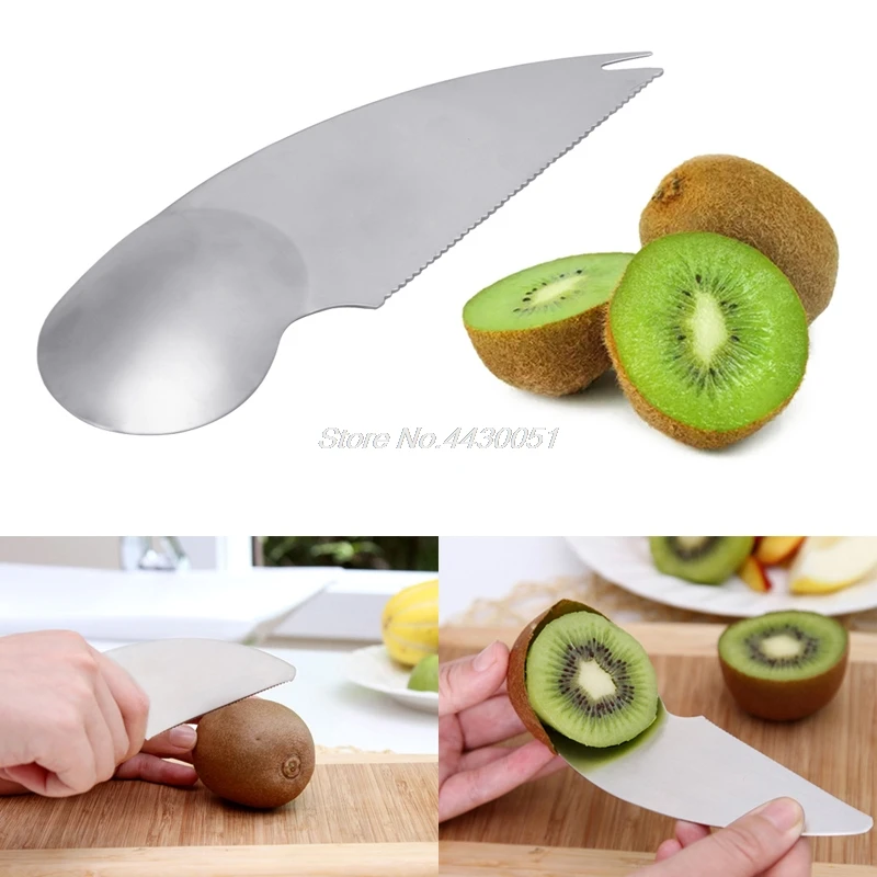 

Multi Function Stainless Steel FruitDig Spoon Knife Kiwi Peelers Scoop Cutter Fruit Tools Kitchen gadgets cook Tools cozinha