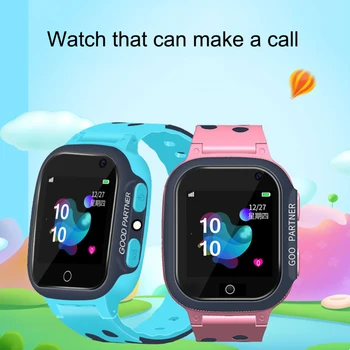 

Kid Touch Screen Anti Lost Child GPS Tracker SOS Smart Monitoring Positioning Phone Kids GPS Smart Watch Compatible IOS Android