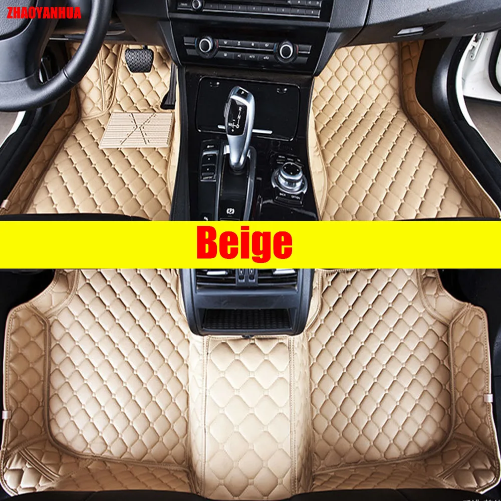 ZHAOYANHUA автомобильные коврики специально для BMW X6 E71 E72 F16 Кожа heavy duty 6D авто Стайлинг